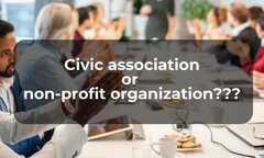 differences between a civi association and a non-profit organization